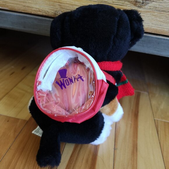 VINTAGE Bernese Mountain Dog Winter Plush with Backpack Wonka - Picture 2 of 3